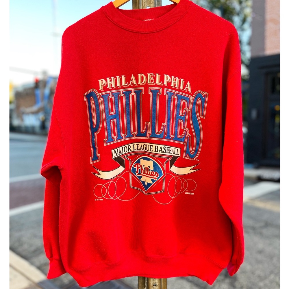 1993 Vintage “PHILADELPHIA PHILLIES” Big Graphic Sweatshirt